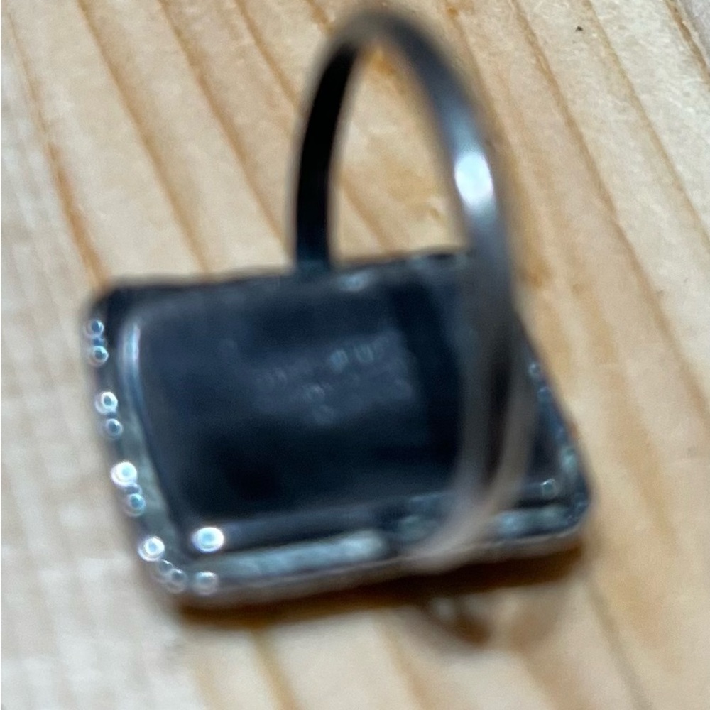 Thomas Mott kingfisher antique 1920s ring vintage rare 7 sterling silver marked - Picture 8 of 17